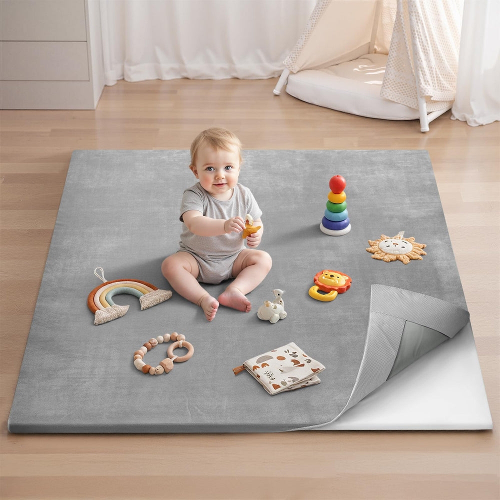 Blissful Diary Ultra Soft Play Mat setup offers a comfy crawl space for babies.