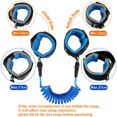 Blisstime Anti Lost Wrist Link extended cord demonstrates reach during outdoor activity
