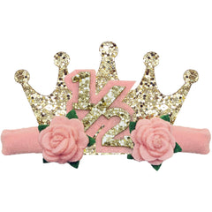 Blithween birthday hair clip for 6 months, lightweight and comfy for all-day wear.