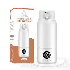 BLIVORRA portable bottle warmer front view highlights compact travel-ready design