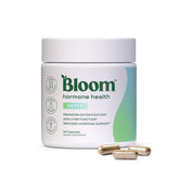Bloom Nutrition Hormone Support bottle of capsules for women, easy daily detox ritual