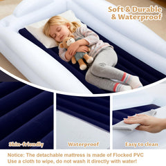 Compact Bloomoja travel bed folded for easy packing and transport