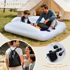 Soft PVC fabric on Bloomoja toddler bed provides cozy rest for kids