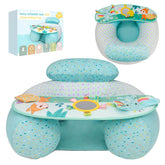 Blublu Park baby donut sit-me-up seat with soft cover offers stable, comfortable support.