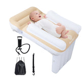 Blublu Park Kids Bed Airplane with Pump provides secure sides and fast travel setup.