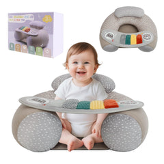 Blublu Park U-shape inflatable sit-me-up seat supports baby's posture during early sitting