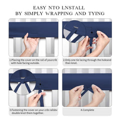 Blue-jxt easy-install adjustable straps ensure stable attachment