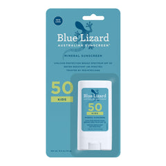Blue Lizard Kids Mineral Sunscreen Stick cap for on-the-go protection