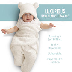 BlueMello hypoallergenic fabric for delicate skin against baby.