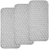 BlueSnail quilted liner pack-shot shows 3-count set for mess-free diaper changes