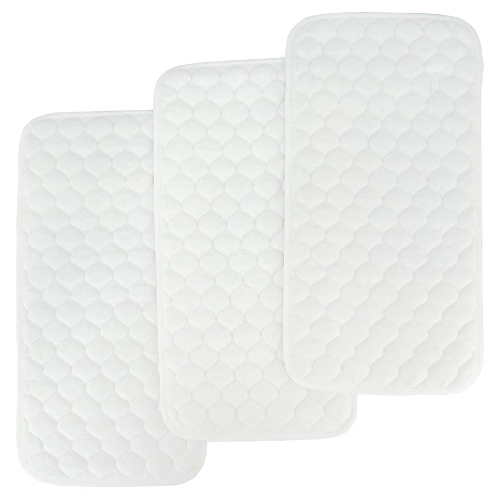 BlueSnail Quilted Thicker Waterproof Changing Pad Liner Snow White offers a soft surface for diaper changes.