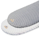 BlueSnail soft minky bassinet sheet close-up showing cozy texture for baby comfort