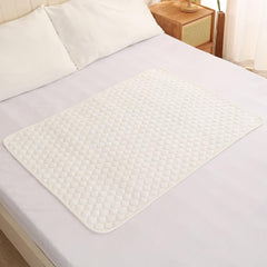 BlueSnail underpads with eight-cup absorption for leak protection.