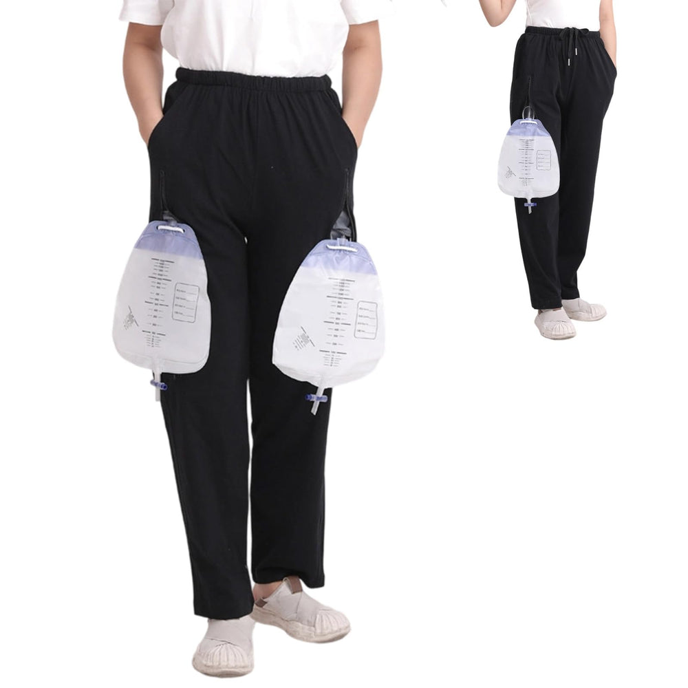 BNOKRTEP catheter leg bag pants overview emphasizes discreet, comfortable daily wear.