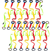 Boao walking rope with 14 handles assists organized group lines in a classroom