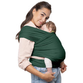 Boba Baby Wrap Carrier Serenity Rainforest close connection for bonding and hands-free moments