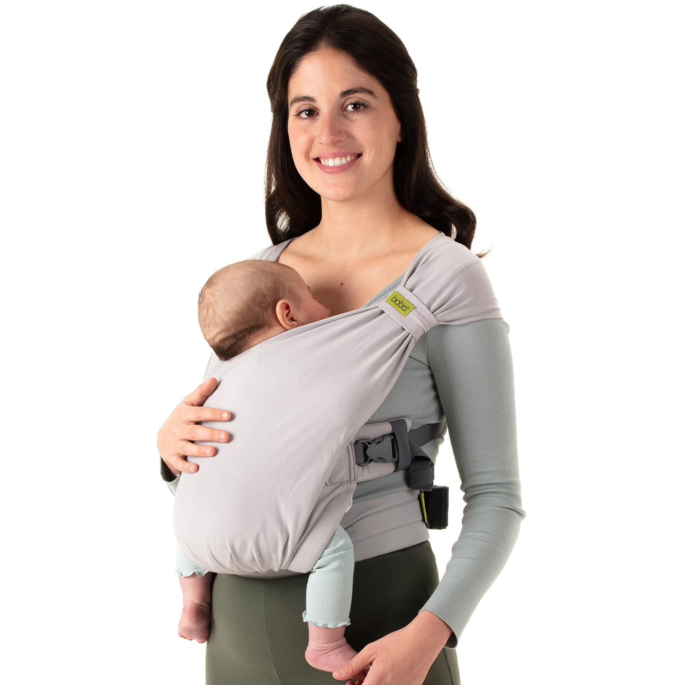 Boba Bliss carrier buckle closure enables quick, secure wearing on the go.