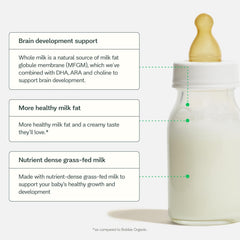 Bobbie milk fat globule membrane illustration from MFGM component