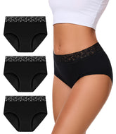 Bobelle Wear leakproof lace briefs with discreet protection and elegant design.