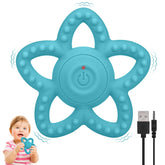 BOBOKA vibrating sensory chew toy pink for teething relief and calming bites.