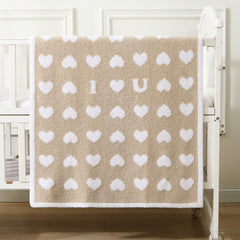 BOBOYOYO plush blanket with elephant design, soothing crib time and snuggle moments.