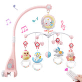 BOBXIN baby musical crib mobile with projector and night light for soothing bedtime visuals