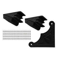 Bociloy 24Pcs antique black jewelry box corner guards protect edges with elegant style.