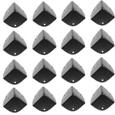 Bociloy metal corner protector 40mm black side view protects furniture corners