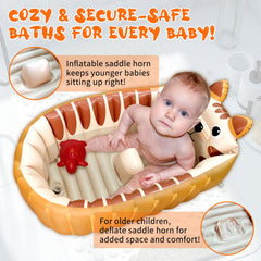 Boczif soft non-toxic material provides gentle surface during baths