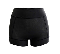 Bodyhints Supima cotton underwear white front view shows secure pad fixation and comfort