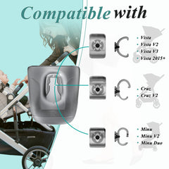 Boffinby cup holder installation showing compatibility with Vista and Cruz models