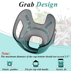 Boffinby cup holder folds with the stroller for seamless storage