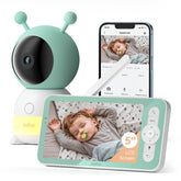 BOIFUN baby monitor front view for easy nursery monitoring.