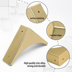 BokWin 65mm right-angle protector adds a stylish gold accent to corners.