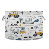 Bolaz laundry basket with rope handle for easy transport and organization.