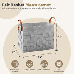 Boldmonkey blankets basket rectangular design fits cabinets and shelves.