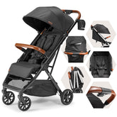 Bombi Bebee V2 fold quick: easy one-handed collapse for on-the-go parents.
