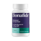 Relizen bottle and packaging illustrating natural menopause support for hot flashes