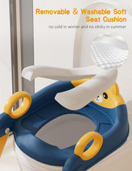 Bonbay anti-slip-pedal keeps the seat steady on the toilet.