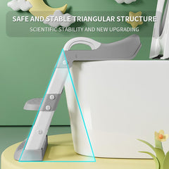 Bonbay potty seat folded compact design for space saving.