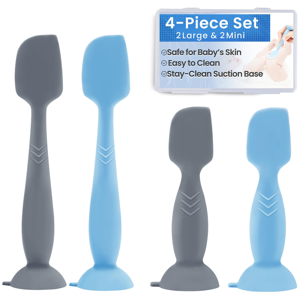 Bonison diaper spatula large soft-flex for gentle, mess-free cream application.