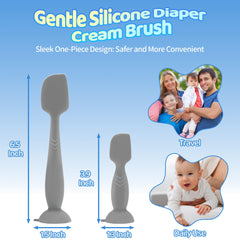 Bonison diaper spatula with suction base keeps it within reach hands-free during changes.