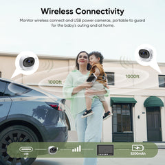bonoch 2-in-1 home camera view for safe, around-the-clock monitoring.