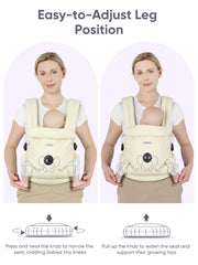 bonoch safety features with dual-lock buckles and Velcro for security