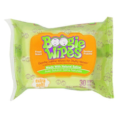 Boogie Wipes Fresh Scent nose wipes soothe sensitive noses and help clear nasal congestion