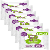 Boogie Wipes Unscented face wipes in a bottle for gentle facial care.