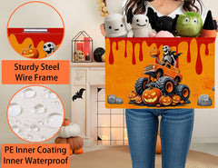 BOOHIT close-up of leather handles highlights easy lifting for heavy items.