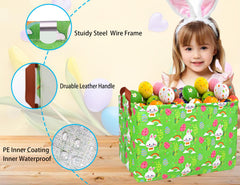 BOOHIT Easter basket waterproof inner liner protects contents