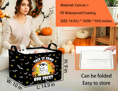 BOOHIT large-canvas-storage-bin ideal for fall decor and home organization