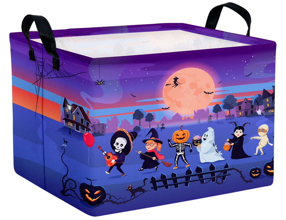 BOOHIT line-up spooky candy basket, ideal for Halloween treats and portability.